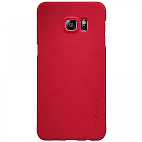 Ốp lưng sần Dành cho Samsung Galaxy S6 Edge Plus chính hãng Nillkin (Đính kèm 1 miếng dán màn hình từ tính) - Sản phẩm chính hãng (Đỏ)  - #1