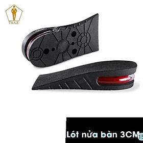 Miếng Lót Giày Độn Đế TRAZ Tăng Chiều Cao (Loại 3cm,4,5cm, 7cm Đệm Khí)