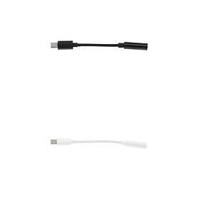 2 Pieces Type C To 3.5mm Audio Cable Adapter Aux Headphone   For