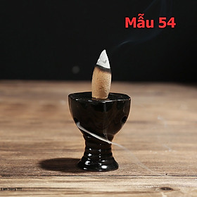 [Nhiều mẫu] Thác khói trầm hương đế đặt nhang nụ nhang tăm gốm sứ tặng 3 nụ trầm