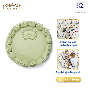 Nôi Hoa Vải Trẻ Em Khang Home Tiện Lợi Và An Toàn Cho Bé Đường Kính 90cm