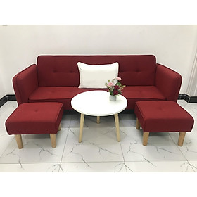Bộ ghế sofa giường sofa bed tay vịn phòng khách sopha sivali04 salon