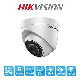 Camera Hikvision HD TVI 5.0Mp độ phân giải 2K ( 2560 x 1944 ). Sử dụng với đầu ghi hình qua cáp đồng trục. Mã SP H0T - Hàng chính hãng