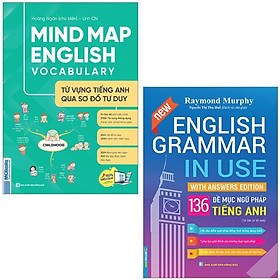 Combo Sách English Grammar In Use - 136 Đề Mục Ngữ Pháp Tiếng Anh + Mind Map English Vocabulary - Từ Vựng Tiếng Anh Qua Sơ Đồ Tư Duy (Bộ 2 Cuốn)