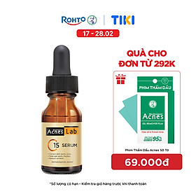 Serum C15 dưỡng sáng mờ thâm, ngăn ngừa lõa hóa Acnes Lab C15 Serum 15ml