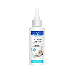 Pet Ear Drops Wash Solution Ear Care for Itchy Smelly Ears Removal