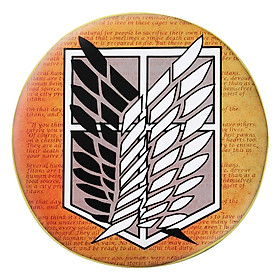 Gối tròn Attack on Titan nâu - GOMA205