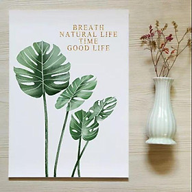 Mua Tranh canvas 40x60 lá nhiệt đới