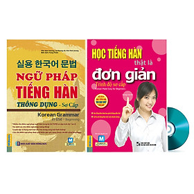 [Download Sách] Combo Ngữ Pháp Tiếng Hàn Thông Dụng Và Tiếng Hàn Thật Là Đơn Giản Trình Độ Sơ Cấp Tặng DVD Kho Tài Liệu Vô Giá Giúp Học Tiếng Hàn Từ Con Số 0