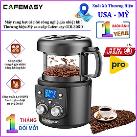 Mua Máy rang hạt cà phê công nghệ gia nhiệt không khí chuyên nghiệp. Thương hiệu Mỹ cao cấp Cafemasy CCR-305D. HÀNG CHÍNH HÃNG