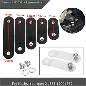 Black Gas Fuel Tank Lift Kit for Harley Sportster XL883 1200 48 72