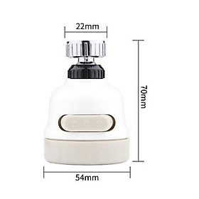 Mua Đầu vòi tăng áp điều hướng 180 độ với 3 chế độ chảy  vòi sen rửa bát