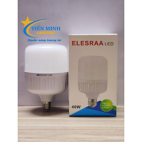 Bóng đèn led trụ sài bình 12V-24V đui E27 40W, ánh sáng trắng, chất liệu nhựa PC chịu nhiệt tốt