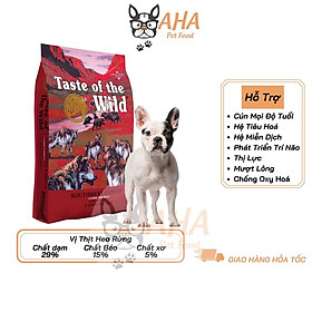 Thức Ăn Cho Chó Bull Pháp Taste Of The Wild Bao 500g - Appalachian Valley Thịt Nai & Đậu Garbanzo