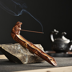 Mua Chân đế cắm nhang đốt trầm hương hình Lão Ngư bằng sứ