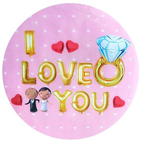Set Bong Bóng I Love You