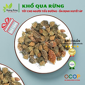 Khổ qua rừng nguyên trái sấy khô 500g nguyên chất, mướp đắng rừng