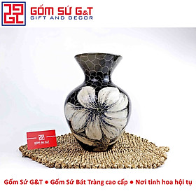 Mua Lọ hoa Mosaic miệng loe khắc hoa loa kèn