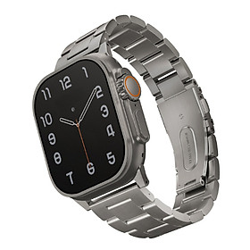 Dây Đồng Hồ UNIQ Osta Steel Link Band bằng thép không gỉ dành cho Apple Watch Series 1~8/ SE (42/44/45/49mm) - Hàng chính hãng