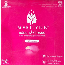 Bông Tẩy Trang Merilynn Bông Bạch Tuyết TP157 (120 Miếng)