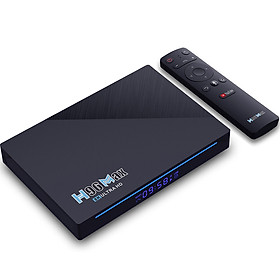 Mua Android tv box Ram 4GB bộ nhớ 32GB Wifi kép Bluetooth 5.0 android 11.0 chip xử lý cực nhanh độ phân giải 4K cực nét kèm remote tìm kiếm giọng nói H96MAX