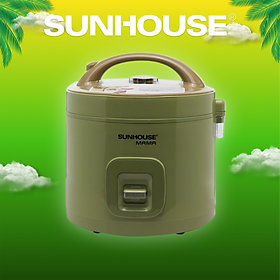 Nồi Cơm Điện Nắp Gài Sunhouse Mama Shd8265G (1.2 Lít) - Hàng Chính Hãng