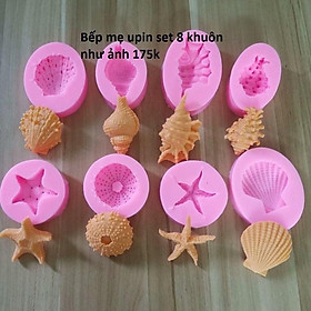 Mua Sét 8 khuôn ốc sò sao biển sứa to