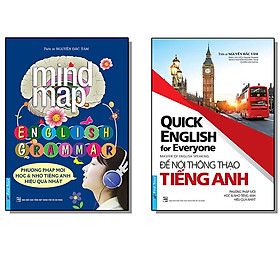 Nơi bán COMBO Sách Luyện Học Tiếng Anh Căn Bản (Để nói thông thạo tiếng Anh + MindMap - English Grammar) - Giá Từ -1đ