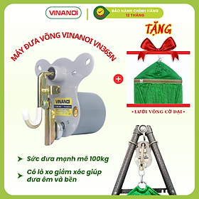 Máy đưa võng em bé VINANOI - Vn365N sức đưa 100kg Giảm Sốc Giảm Ồn Đưa được cho cả Mẹ và Bé