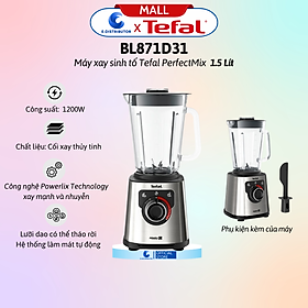 Máy xay sinh tố Tefal PerfectMix BL871D31 - Hàng chính hãng - Bảo Hành 12 Tháng