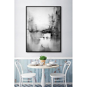 Mua Tranh canvas Phong cảnh đơn sắc nghệ thuật