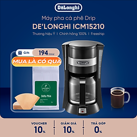 Mua  Hàng chính hãng  Máy pha cà phê Drip DeLonghi ICM15210.1