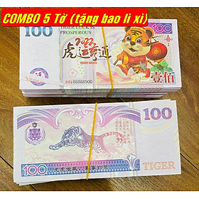 Tiền Đài Loan Con Hổ mệnh giá 100 May Mắn Lì Xì Tết Nhâm Dần