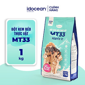 Bột Kem Béo Thực Vật MT33 LÚAVE 1kg Bột Pha Trà Sữa, Béo Ngậy, Đậm Vị Trà,