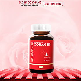 Viên uống Collagen Sắc Ngọc Khang thế hệ mớI Hộp 60 viên giúp sáng da, giảm nếp nhăn - đốm nâu, nuôi dưỡng và làm đẹp da , tóc, móng