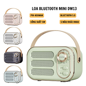 Loa Bluetooth Mini Sothing DW13 Vintage Retro Âm Thanh 3D, Decor Phòng Ngủ, Quà Tặng- Hàng chính hãng
