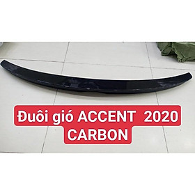 Đuôi Gió Liền Cốp Xe Huyndai Accent 2022-2018 Mẫu Vân Carbon Cao Cấp Nhất Thị Trường
