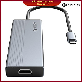 Hub USB Type-C 5 Cổng USB 3.0/PD ORICO 5SXA-GY - Hàng Chính Hãng