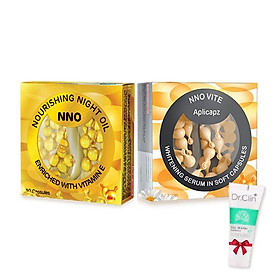 Bộ đôi dưỡng ẩm NNO và Serum dưỡng trắng NNO VITE - Tặng 1 chai gel nước rửa tay DR.CLIN cho 200 khách đầu tiên (Chăm sóc da mặt)