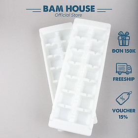 Mua Khay làm đá nhựa dẻo 14 viên lớn Bam House chất nhựa ABS an toàn cao cấp KDN01 - Khay đá khay làm đá