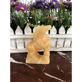Bộ 12 con giáp đá ngọc hoàng long trang trí bàn làm việc - Cao 10cm