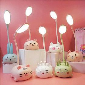 Đèn Led Để Bàn Cute Sạc Pin/Giao Ngẫu Nhiên mã hàng hot