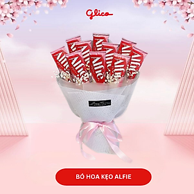 [Đặt riêng] Bó hoa kẹo Chocolate Alfie thích hợp làm quà tặng người thân thương - Đóng gói bởi Happy Flower