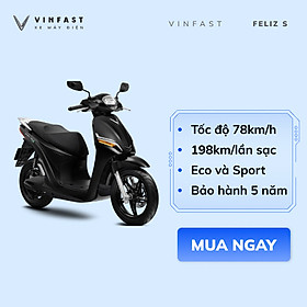 Xe máy điện VinFast Feliz S - Đen Bóng