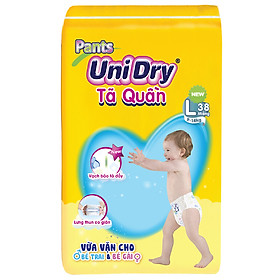 Combo 2 Tã Quần UniDry Gói Đại L38 (38 Miếng)