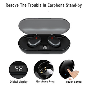 Mua Tai nghe bluetooth Q2 TISSELLY tai nghe cảm ứng không dây thể thao ngoài trời tws 5.0 với ngăn sạc - hàng nhập khẩu