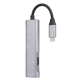  Bộ chuyển đổi USB 3.1 nhiều cổng với Cổng sạc USB-C Cổng truyền HD 3.1 type C 
210A USB C Hub nhôm