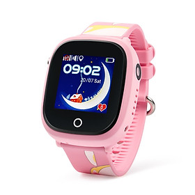 Đồng Hồ Định Vị GPS Trẻ Em Wonlex GW400X 2019 (Hồng) Kháng Nước IP67 - Hàng Chính Hãng