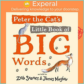 Sách - Peter the Cat's Little Book of Big Words by James Mayhew (UK edition, hardcover)