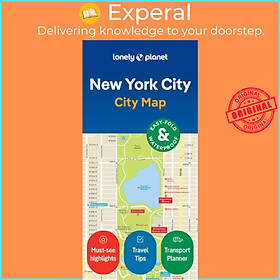 Sách - Lonely Planet New York City Map by Lonely Planet (UK edition, paperback)